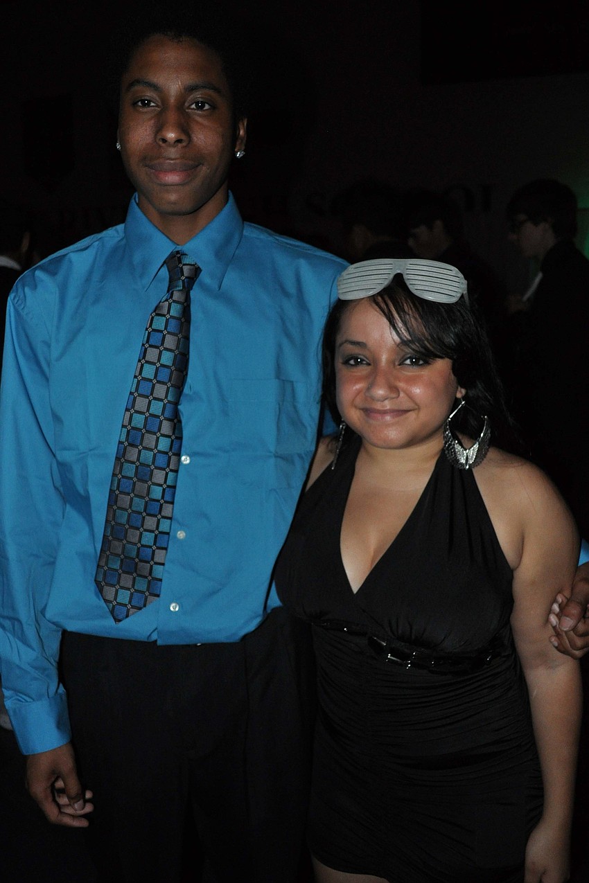 Darius Horton with Rebecca Rios