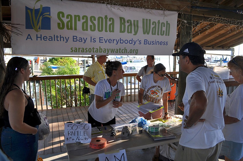 More than 70 volunteers helped out Saturday, Sept. 29 during the third annual Sarasota Bay Watch monofilament clean up.