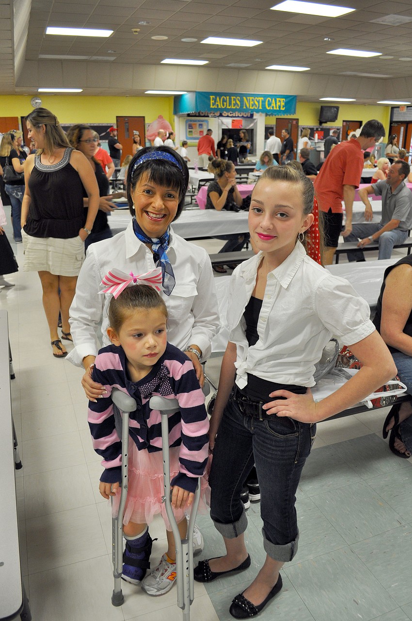 Marlene Gore, Brianna Gore and Sierra Parsons