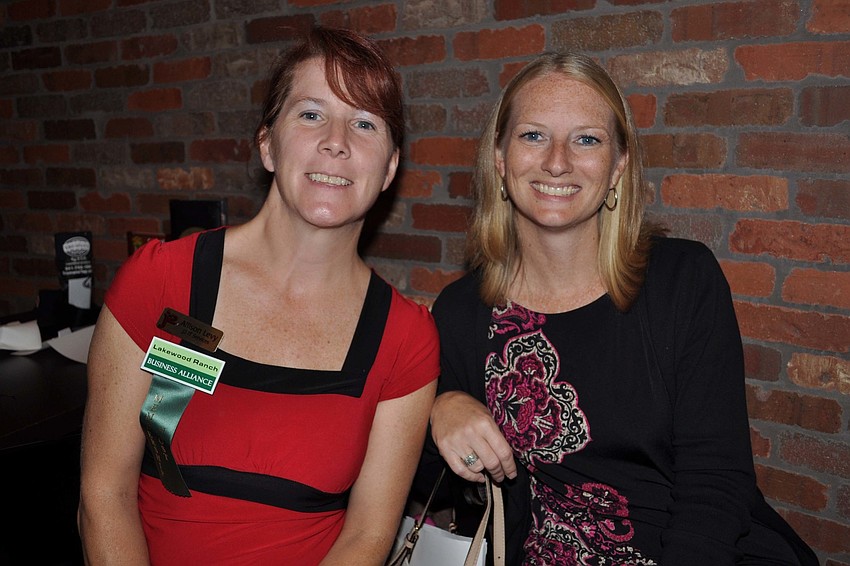 Allison Levy, of J2 IT Services, with Jodi Egger, of Tidemark Financial.