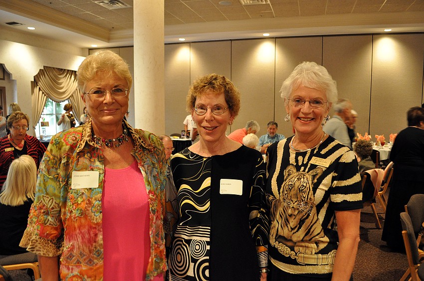 Joan Mathews, Jean Huber and Katie Couchot