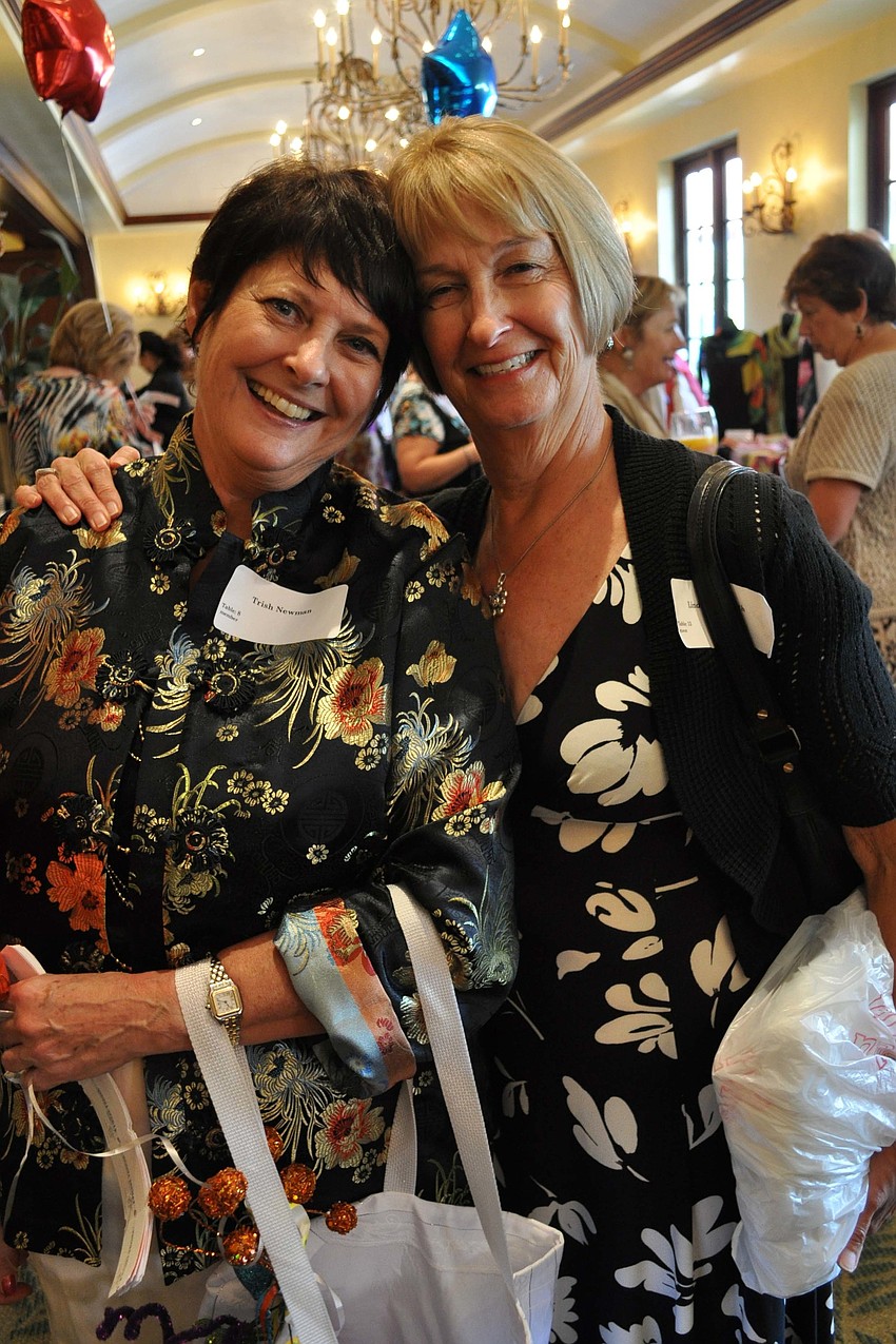 Trish Newman and Linda McGrath kept their eyes open for unique purchases.