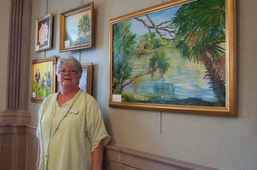 Jill Hastings-Ellis started painting in 2005 when she experimented with her husbands paint.