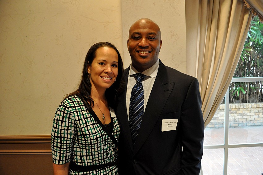 City commission candidate Kelvin Lumpkin with his wife, Dali