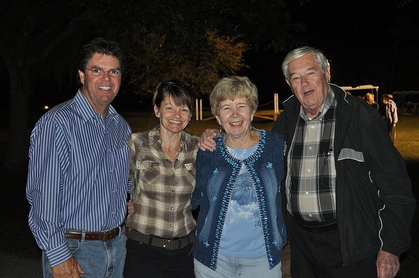 John Roberts, Tin Roberts, Rosemary Darnell and Jack Gerwe