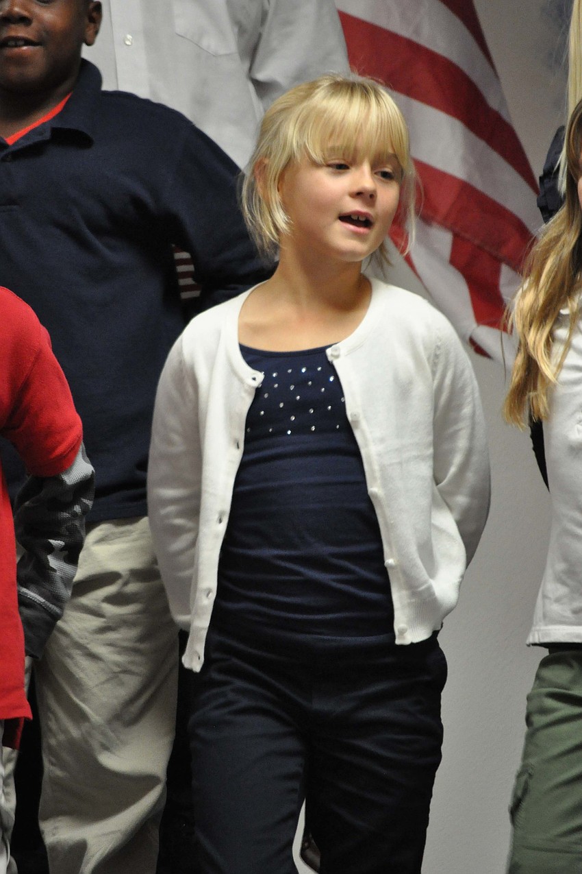 Julia Dipasqua didn't seem nervous.