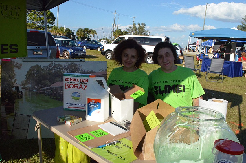 High school students Jadzia Cournoyer and Jacob Ben Tovim volunteered for the Sierra Club.