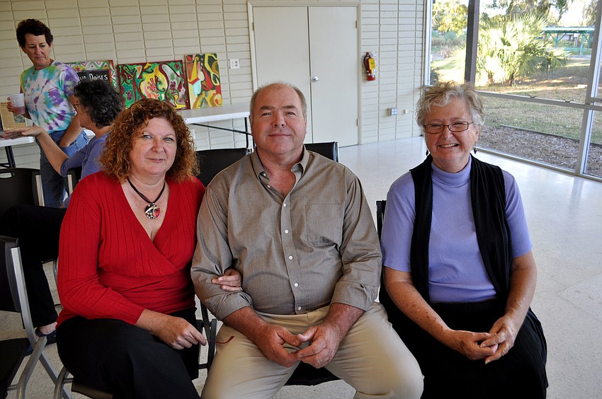 Kristi and Russell Mezick with Karen Pettit