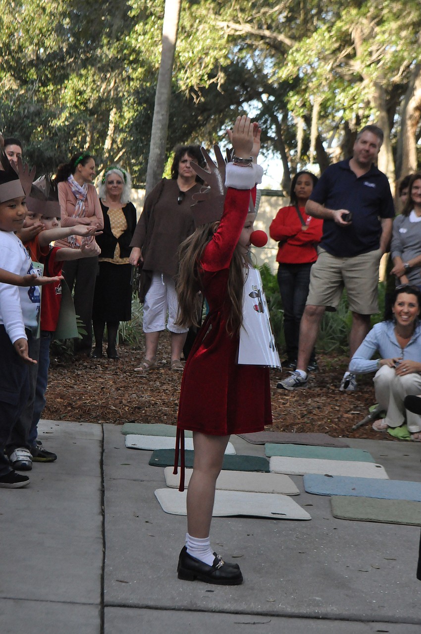 Mackenzie Heise played Rudolph.