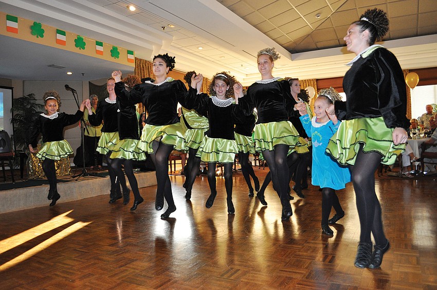Irish dancers enthralled the crowd, during the Palm-Aire Country Club's St. Patrick's Day Feast March 14. Published March 22, 2012.