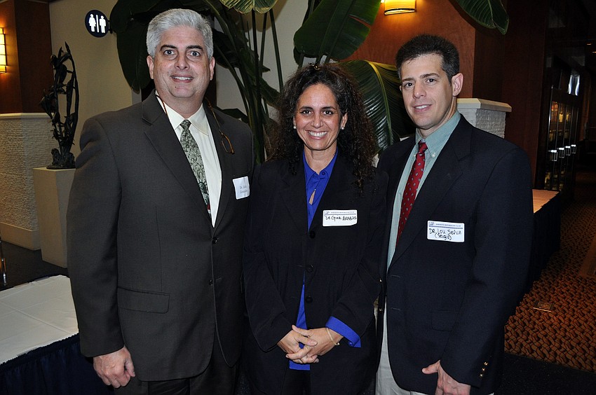 Dr. Julio Gonzalez, Dr. Gina Arabitg and Dr. Lou Selva