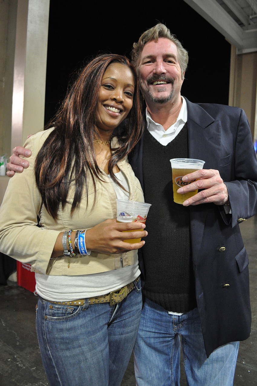 Daphne Alford with Race Wall