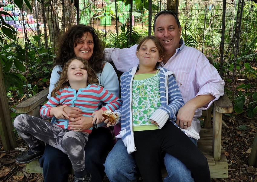 Miriam and Gordon Lippe with their children, Hannah and Larissa