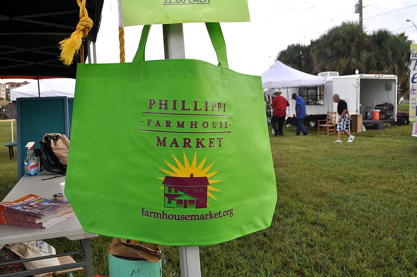 The brand new Phillippi Farmhouse Market tote bags were for sale for $2 Wednesday, Oct. 3, the opening day of the Phillippi Farmhouse Market.
