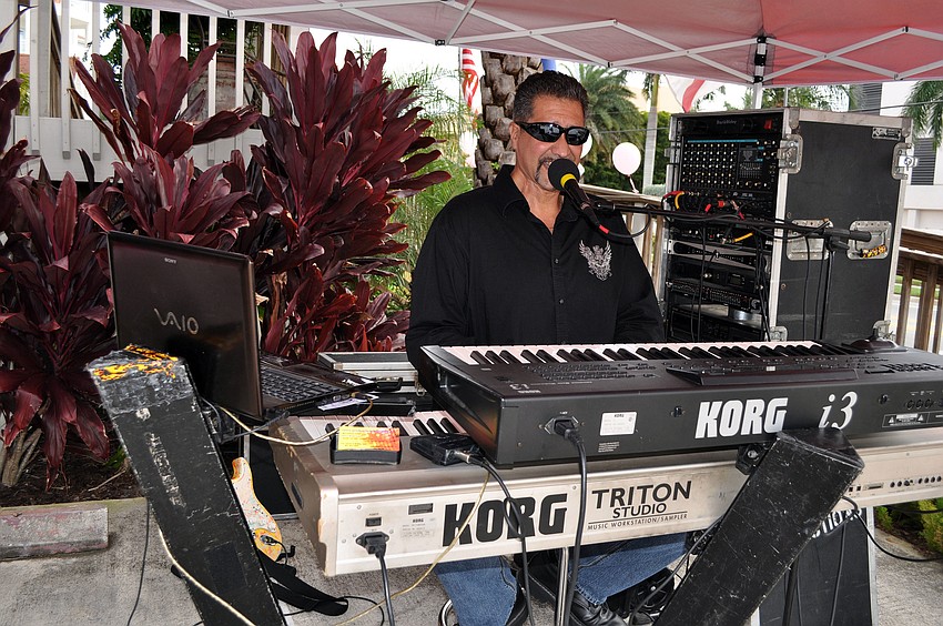 MarcAnthony Roman donated his time and musical skills to the fundraiser.