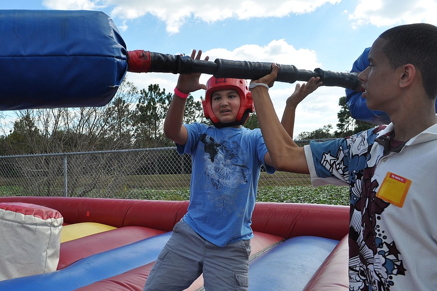 Joel Rodriguez got a lift from a friend.