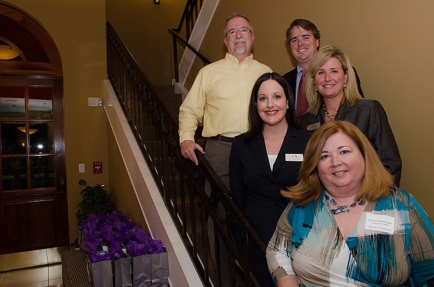 Bill Lutes, Brooke Nelson, Ryan Osburn, Patti DuBuque and Kathy Podolsky