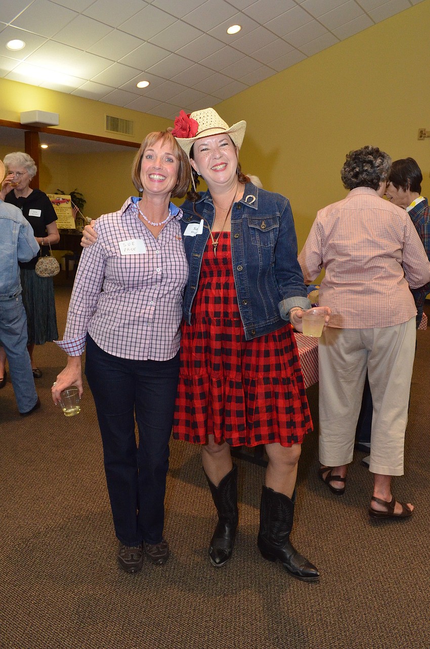 Sue Page and Sara Rhodes