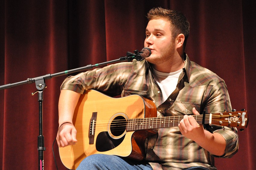 Senior Conyer Walker wooed the crowd with 