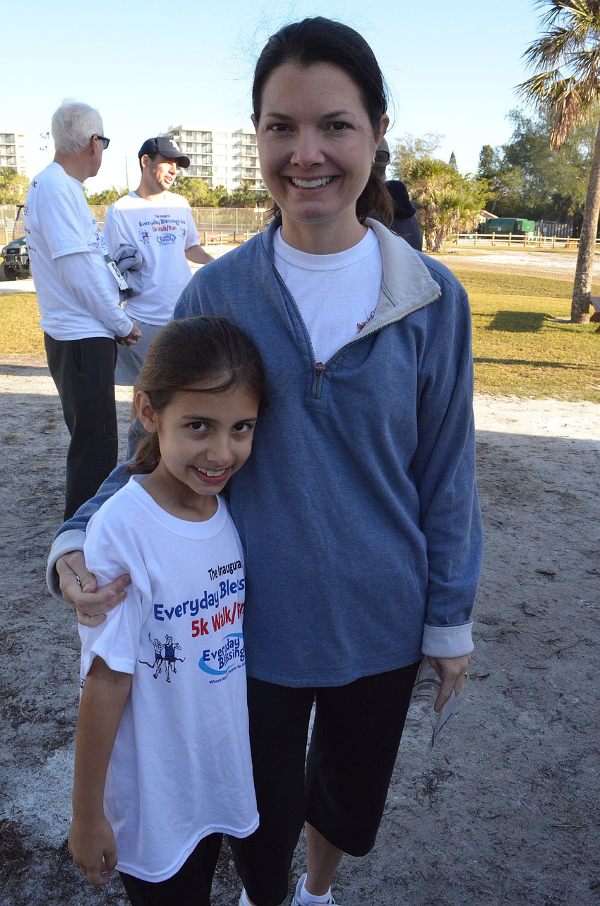 Claire and her mother Andrea Bailey