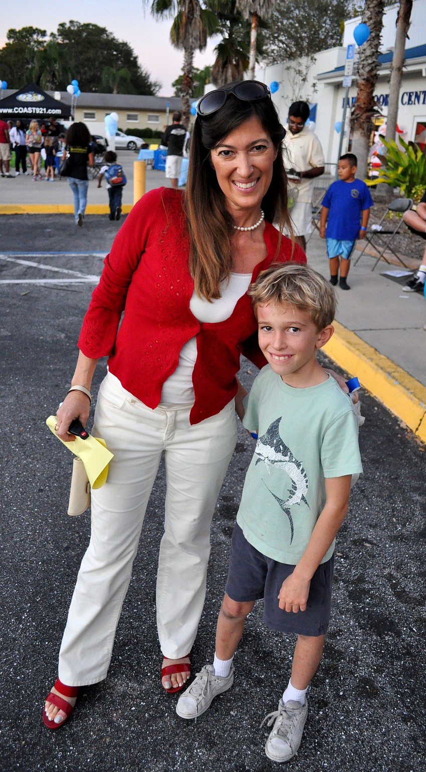 Jennifer Mason with her son, Collin