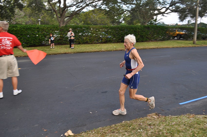 Anne Wright completed the third annual Longboat Key International Triathalon and Duathalon Oct. 28 with a time of 2:00:17.