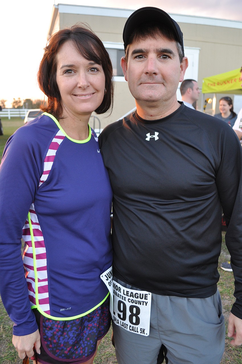 Liz and Ed Murphy came out to support friends in the Junior League.