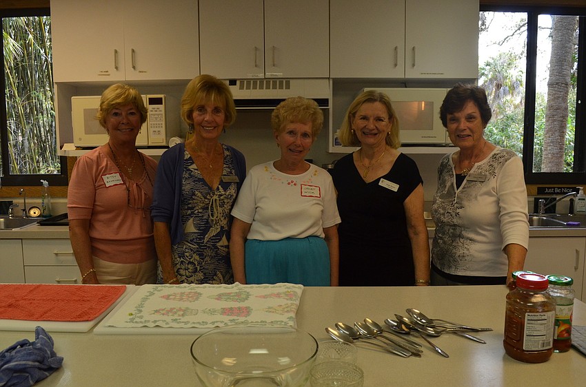 Bitsy Behrhorst, Mary Kovach, Janet Wick, Linda Pearce and Cheryl Miller