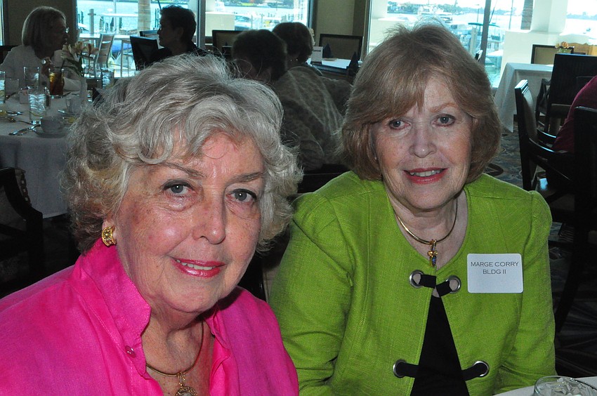 Mary Ann Maclellan with Marge Corry