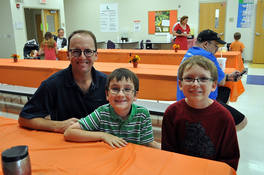Jeff Yanevich with his sons, Owen and Ryan