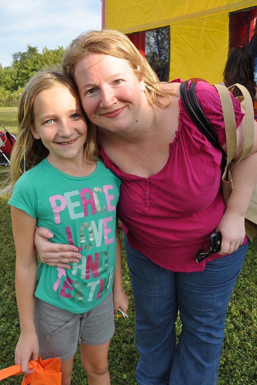 Hailey Huber came out with her mom, Dawn.