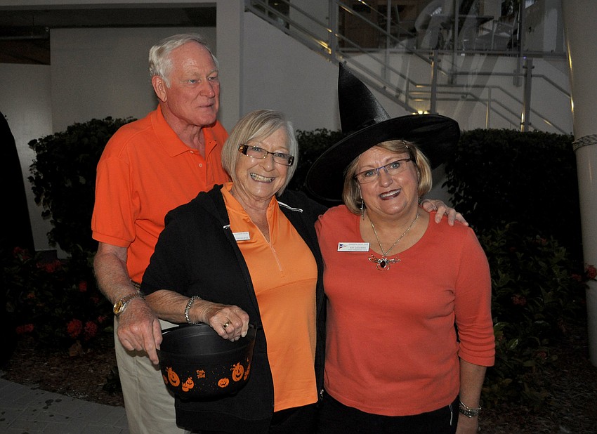 Tom and Jacky Radcliffe with Kay Goodman