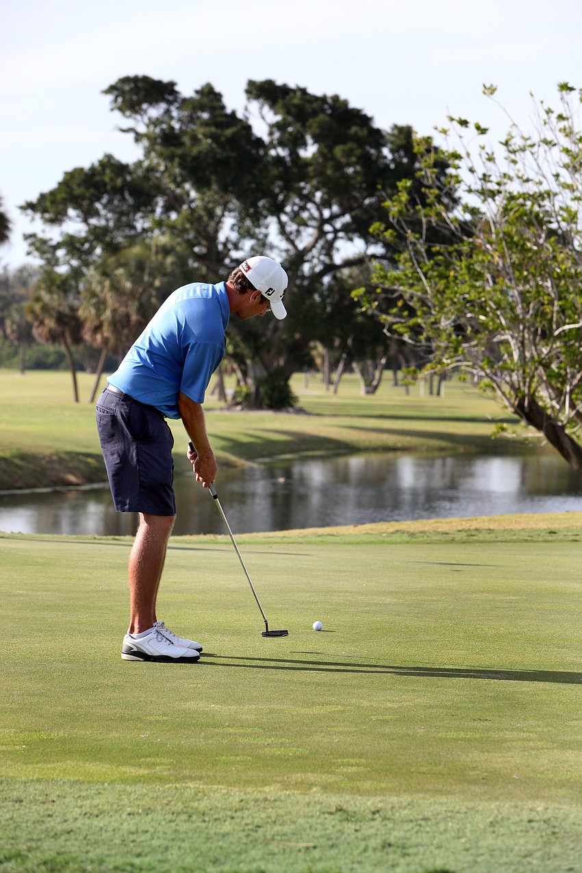 Sebastian Mark putting