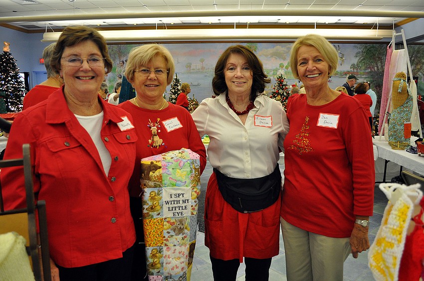 Mary McGrath, Carol Fischbein, Eileen Devine and Jan Davin
