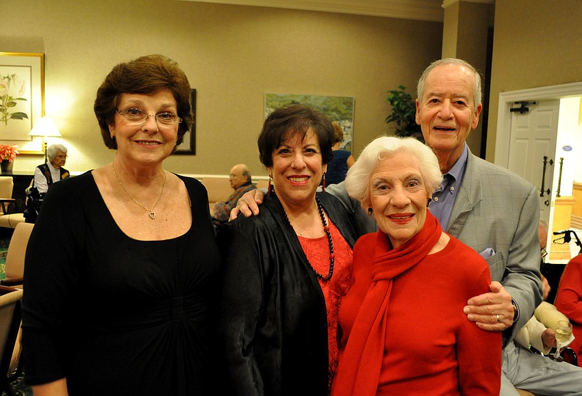 Lory Severns and Phyllis DiBlasi with Betty and Julius Loeser