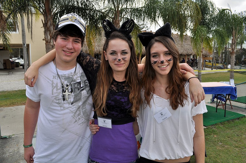 Hunter Lokey, Kyrstin Cramer and Delilah Rogers