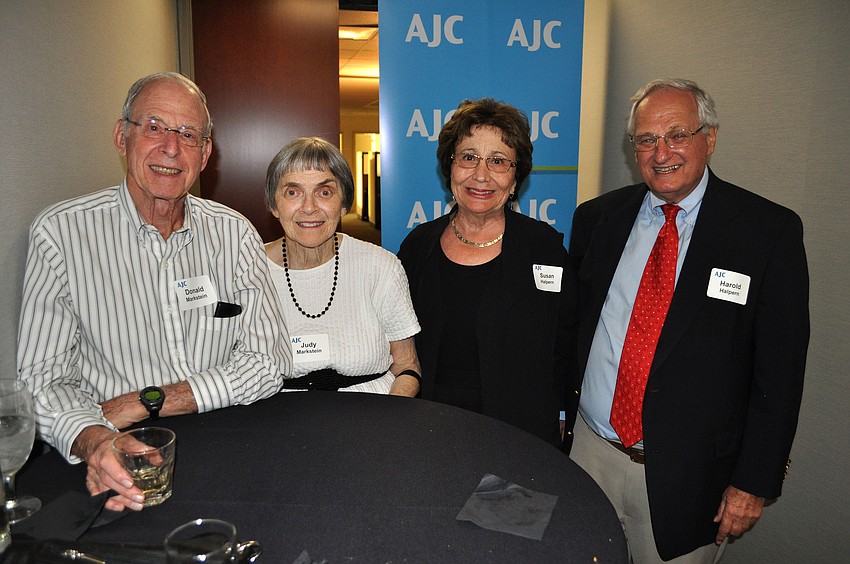 Donald and Judy Markstein with Susan and Harold Halpern