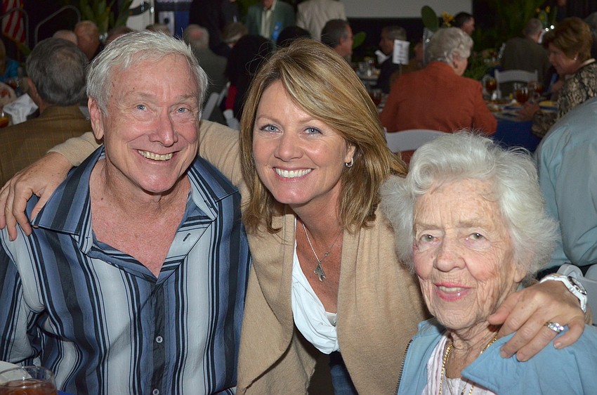 Keith Pickle with Janet Sperling and Arlene 
Sperling