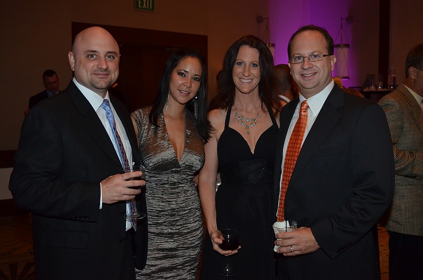 Brian Porter and Sarah DaCosta with Christine and Robert Sket