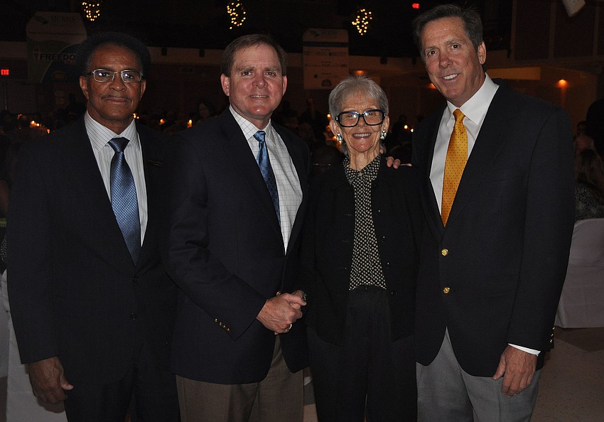 Walter L. â€œMickeyâ€ Presha, Bud Chiles, Rhea Chiles and Ed Chiles