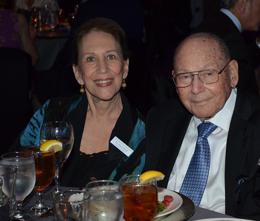 Board President Dr. Myra Rakoff and her husband, Ray