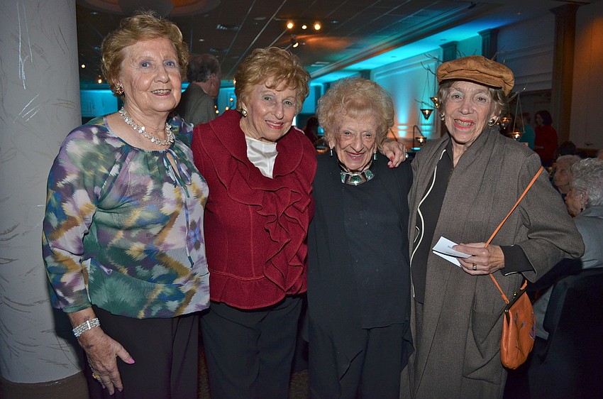 Shirley Ries, Helen Sherman, Florence Katz and Mimi Edlin