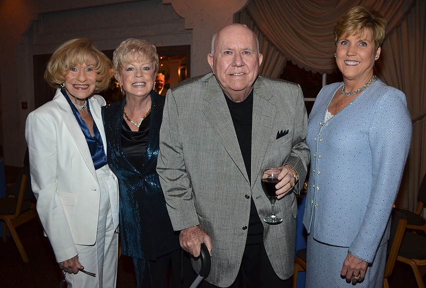 Co-Chairwoman Flori Roberts with Sandra and Larry 
Long and honoree Margaret Callihan