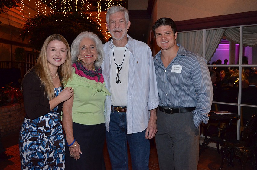 Stephanie Rubner, Graci and Dennis 
McGillicuddy and Jonathan Rubner