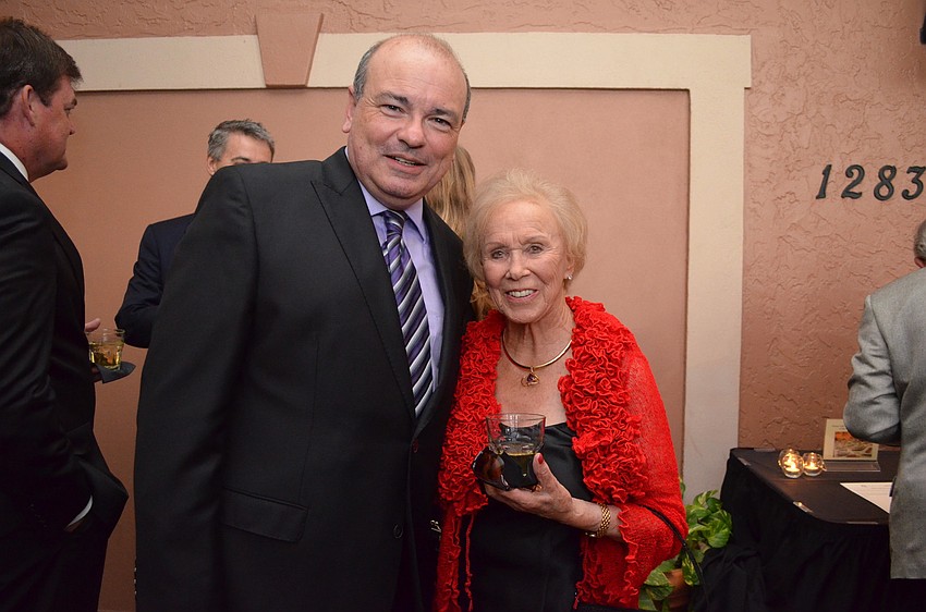 Sarasota Opera Executive Director Richard Russell and Alma Abshier