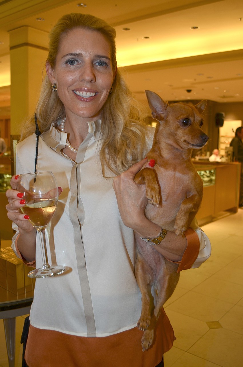 Shelley Sarbey with Dixie