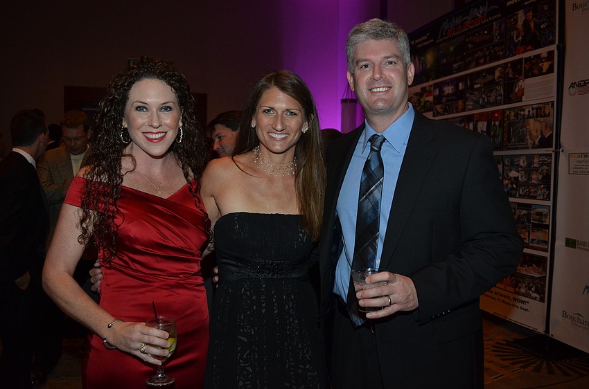 Lisa Shepard with Julie and David Freed