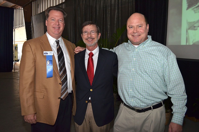 Bob Stanell, incoming CEO Bob Rosinsky and Tony Martini