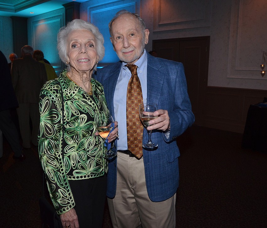 Sylvia Stock with her husband and Jewish Housing Council President, Ken Stock