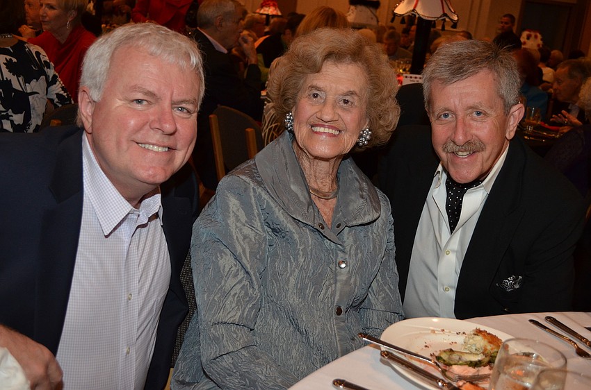 Dennis Stover, Betty Schoenbaum and Phil King